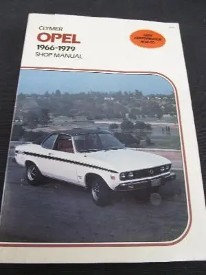 Cover of Opel, GT, Kadett, 1900, Manta, 1966-1975