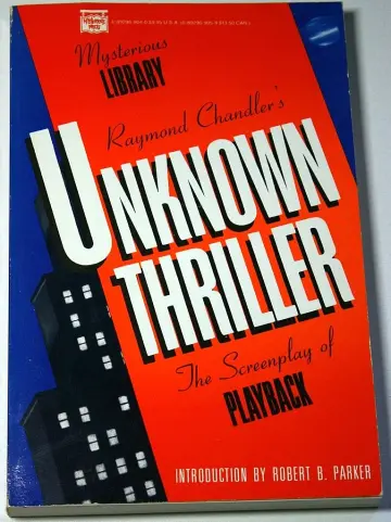 Cover of Raymond Chandler's Unknown Thriller