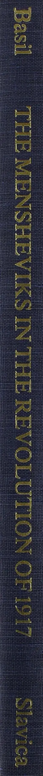 Cover of Mensheviks in the Revolution of 1917