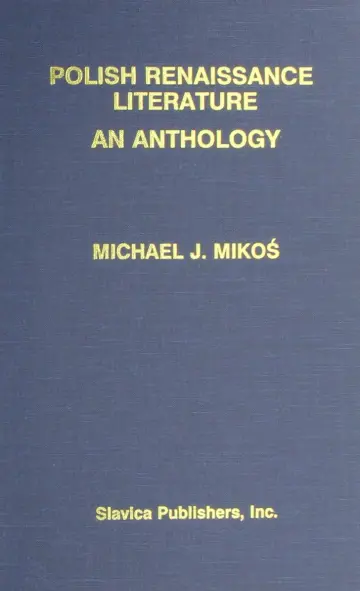 Cover of Polish Renaissance Literature
