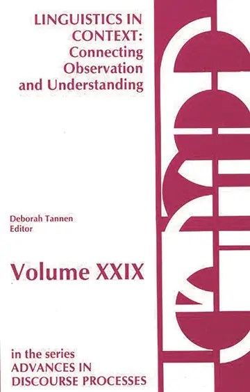 Cover of Linguistics in Context--Connecting Observation and Understanding