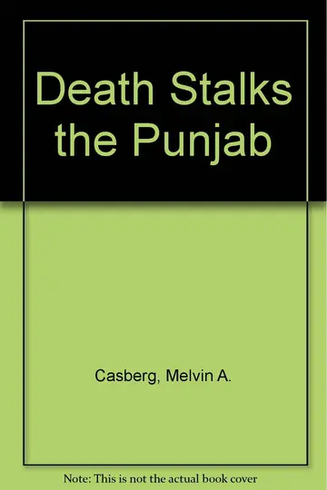 Cover of Death Stalks the Punjab