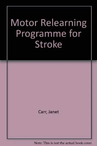 Cover of Motor Relearning Programme for Stroke