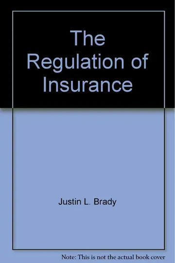 Cover of The regulation of insurance