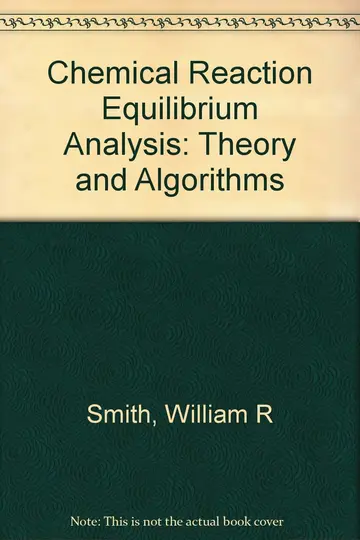 Cover of Chemical Reaction Equilibrium Analysis