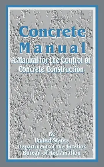 Cover of Concrete Manual