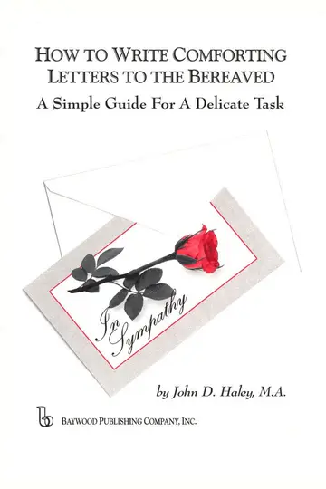 Cover of How to Write Comforting Letters to the Bereaved