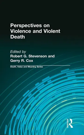 Cover of Perspectives on Violence and Violent Death