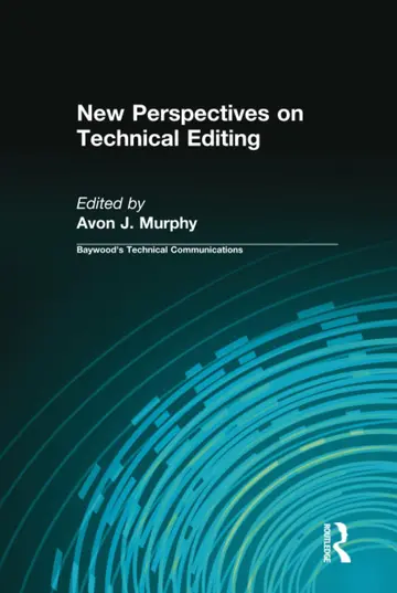 Cover of New Perspectives on Technical Editing