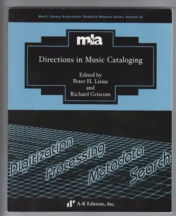 Cover of Directions in Music Cataloging