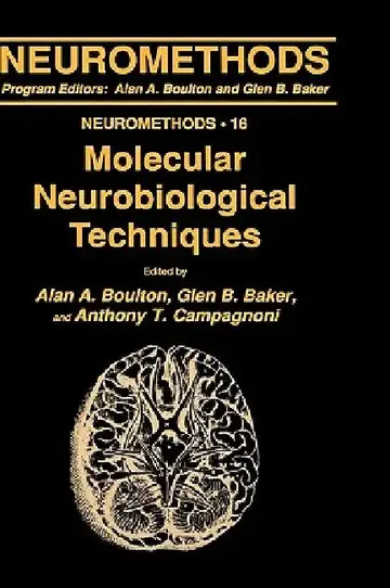 Cover of Molecular Neurobiological Techniques