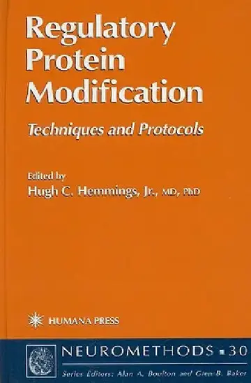 Cover of Regulatory Protein Modification