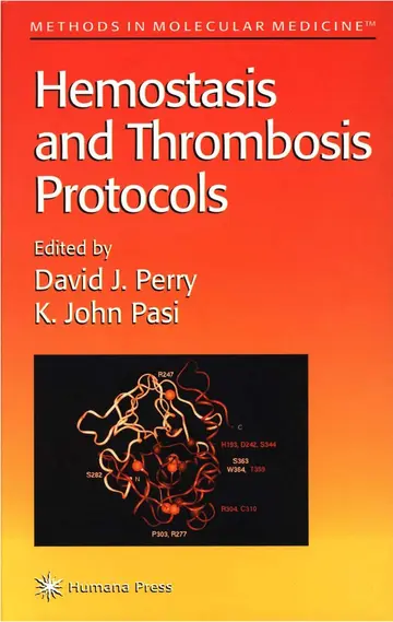 Cover of Hemostasis and Thrombosis Protocols
