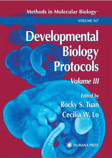 Cover of Developmental Biology Protocols, Volume Iii