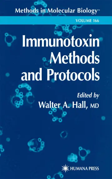 Cover of Immunotoxin Methods and Protocols