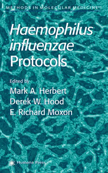 Cover of Hemophilus Influenzae Protocols