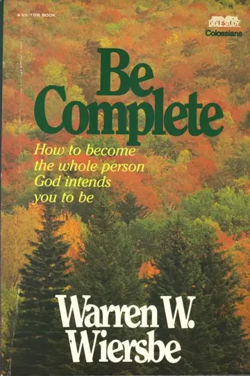 Cover of Be Complete (Colossians)