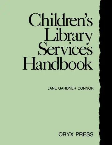 Cover of Children's Library Services Handbook
