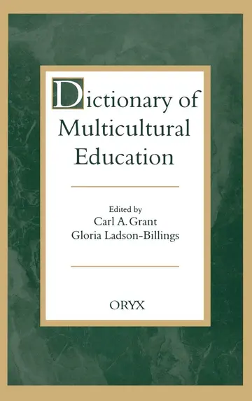 Cover of Dictionary of Multicultural Education