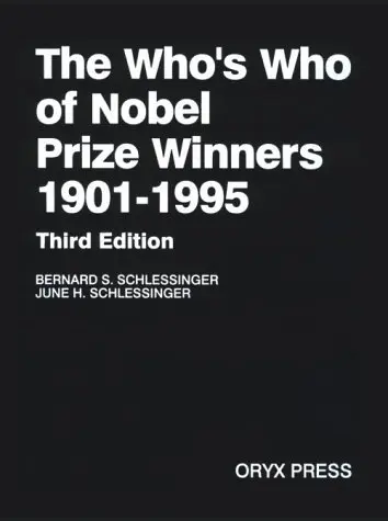 Cover of The Who's Who of Nobel Prize Winners, 1901-1995