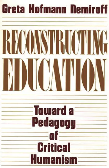 Cover of Reconstructing Education