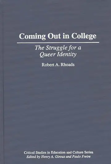 Cover of Coming Out in College