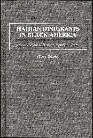 Cover of Haitian Immigrants in Black America