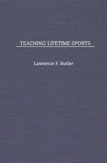 Cover of Teaching Lifetime Sports