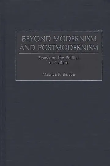 Cover of Beyond Modernism and Postmodernism