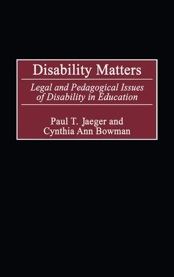Cover of Disability Matters