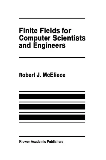 Cover of Finite Fields for Computer Scientists and Engineers