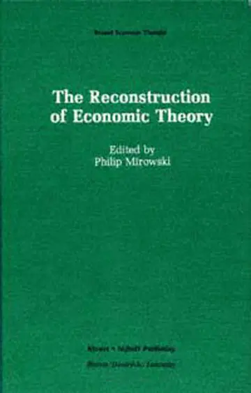 Cover of The Reconstruction of Economic Theory