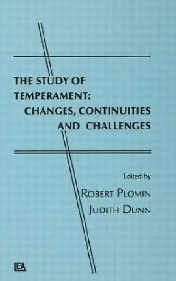 Cover of The Study of Temperament