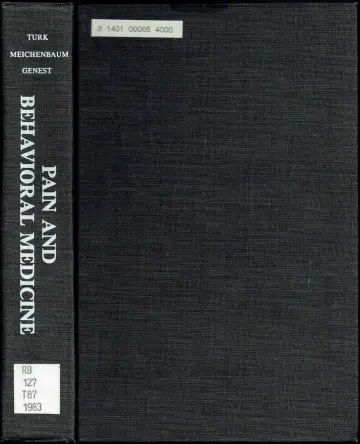 Cover of Pain and Behavioural Medicine