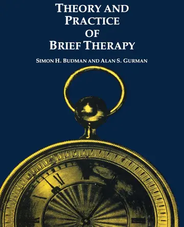 Cover of Theory and Practice of Brief Therapy