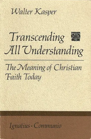 Cover of Transcending All Understanding
