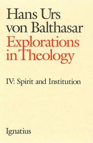 Cover of Spirit and Institution (v. 4)