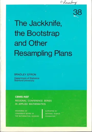 Cover of The Jackknife, the Bootstrap, and Other Resampling Plans