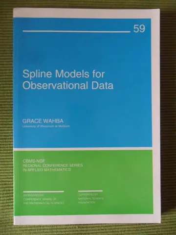 Cover of Spline Models for Observational Data