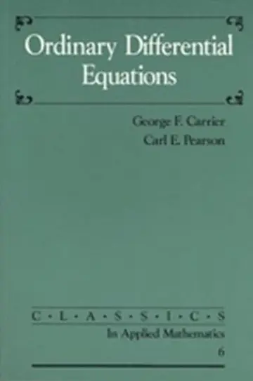 Cover of Ordinary Differential Equations