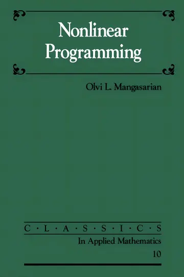 Cover of Nonlinear Programming