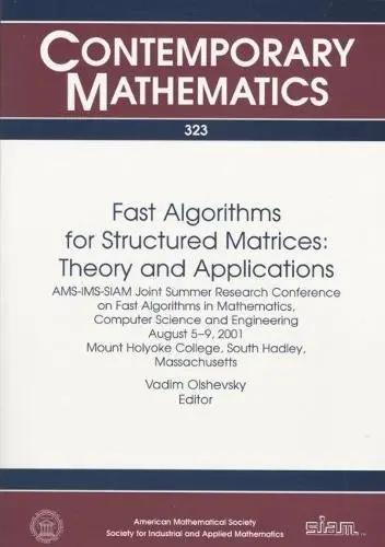 Cover of Fast Algorithms for Structured Matrices