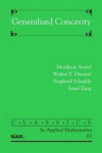 Cover of Generalized Concavity
