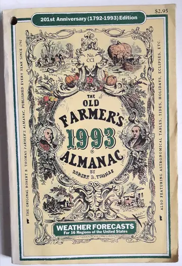 Cover of The Old Farmer's Almanac 1993