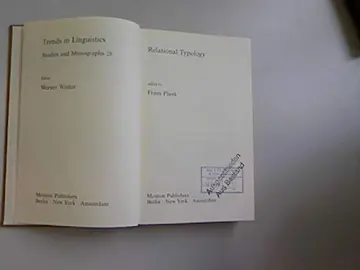 Cover of Relational Typology