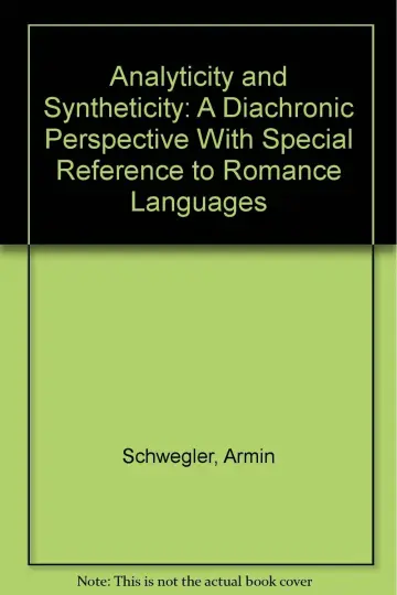 Cover of Analyticity and Syntheticity