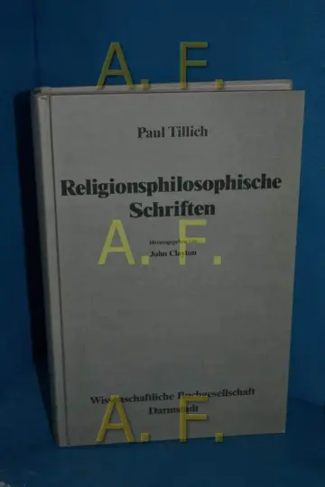 Cover of Writings in the Philosophy of Religion/Religionsphilosophische Schriften