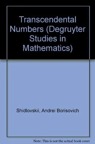 Cover of Transcendental Numbers