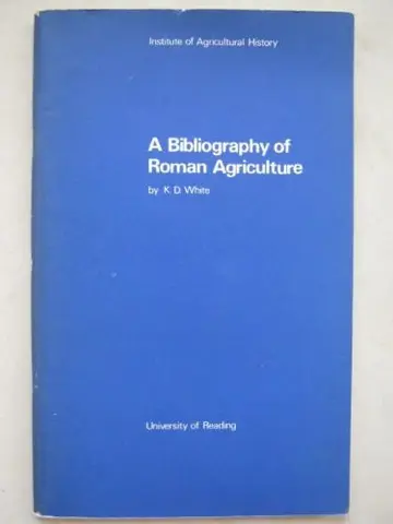 Cover of Bibliography of Roman Agriculture