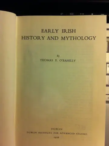 Cover of Early Irish History and Mythology
